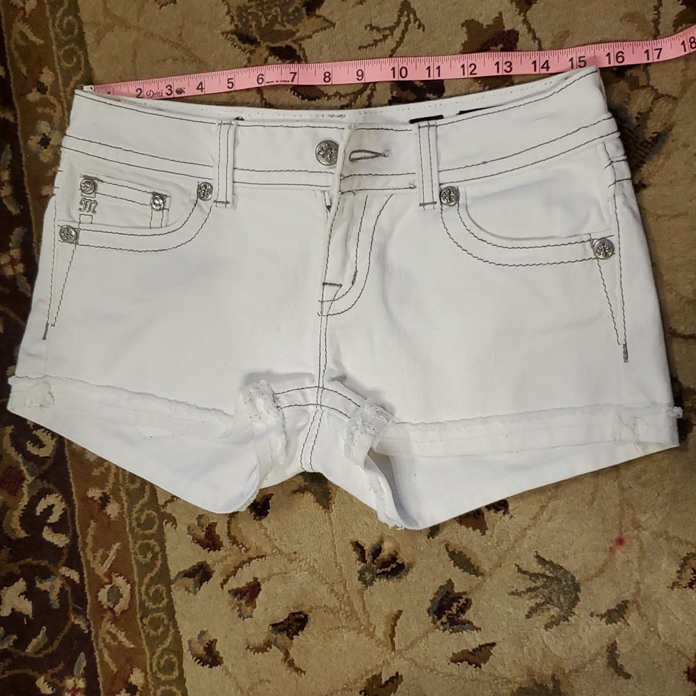 Miss Me White Shorts